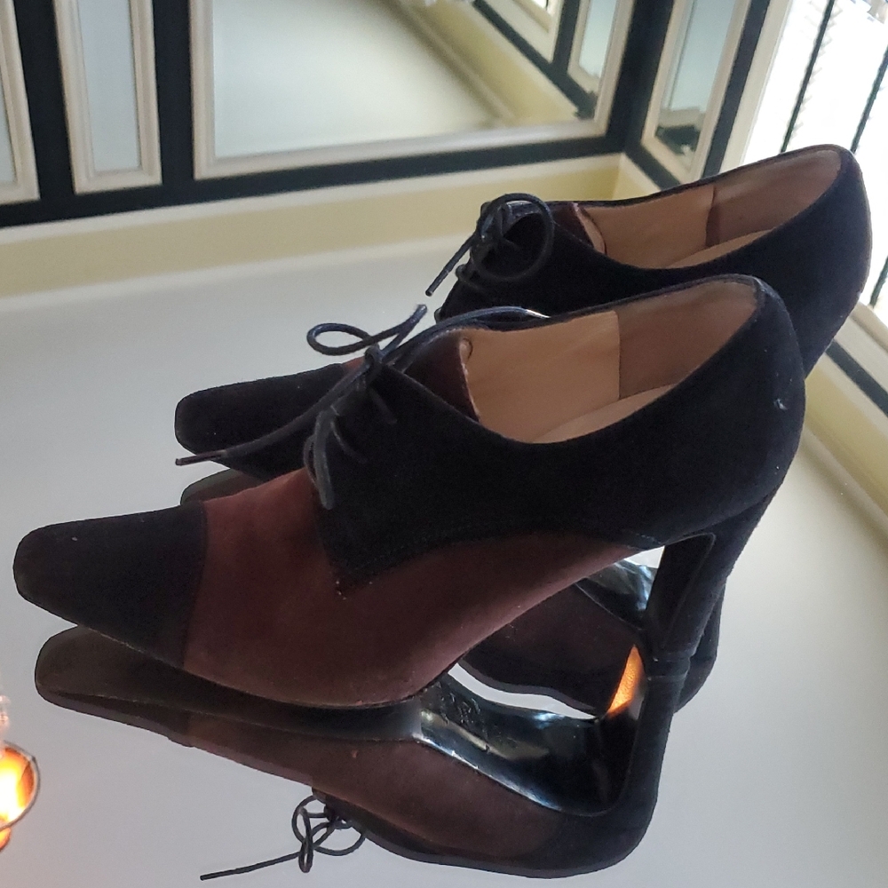 Chic Black and Brown Women's Heels